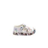 BENETTON Kız Çocuk Sandalet, Beyaz Sarı, 25 Numara