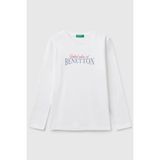 Benetton Kız Çocuk Tişört 3I9WC10MY-25Y015 - Beyaz - 13 - 14 Yaş