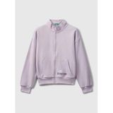 Benetton Nakışlı Kız Çocuk Sweatshırt, 7-8 Yaş, 5003306415, Lila, kız-çocuk