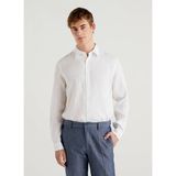 Benetton Normal Gömlek Yaka Beyaz Erkek Gömlek 123P5BKU5QJG8 - XL