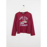 Benetton Payetli Bordo Kız Çocuk T-Shirt 3I1XC10QJ - 6 - 7 Yaş