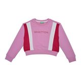 Benetton Pembe Kız Çocuk Basic Sweatshirt BNT-G21534 - 4 - 5 Yaş
