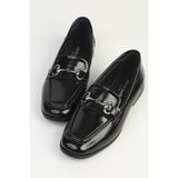 Benetton Pierre Cardin Kadın Siyah Loafer PC-55704 - Parlak Siyah