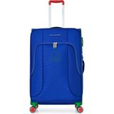 Benetton Saks Çekçekli Kumaş Valiz 14BNT3100-01-SX