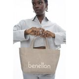 Benetton Unıted Colors Of Benetton BNT-1102 Kadın Omuz & Kol Çantası - Kum