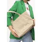 Benetton United Colors Of Benetton BNT-1163 Kadın Omuz & Kol Çantası - Kum