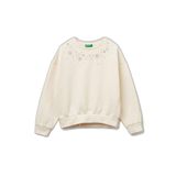 Benetton United Colors Of Yeşil Kız Çocuk İşlemeli Sweatshirt, 5003306417