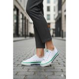 Benetton ® | Yazlık Keten Kadın Sneaker Spor Ayakkabı
