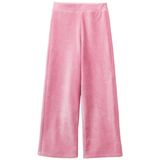Benetton Yüksek Bel Geniş Paça Gül Kurusu Kız Çocuk Pantolon, 7-8 Yaş, 5003306421, Gül Kurusu, Kız çocuk