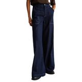 Benetton Yüksek Bel Normal Pantolon, 29, 5003314720, Siyah, Kadın