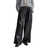 Benetton Yüksek Bel Normal Pantolon, S, 5003314734, Siyah, Kadın