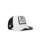 Bengal Kaplan Logolu Beyaz-Siyah Trucker Şapka