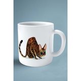 Bengal Kedi Isimli Kişiye Özel Baskılı Kupa Bardak Yavru