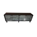 Bengi Ticaret 13722 ST Modern Konik Ayna Parlak Gri TV Sehpası