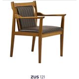 Bengi Ticaret 19857 Kayın Dilim Tam Kolçak Ayak Suni Deri Sandalye