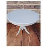 Bengi Ticaret Baba Ihlamur Ağacı Ayak Açılır Masa 110 cm Ahşap Mdf Parlak Beyaz Lake Boya Kutuda Sevk El Yapım - 110 x 79 x 110 cm