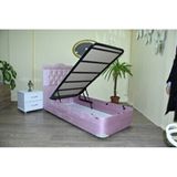 Bengi Ticaret Baza Başlık Taytüyü Pembe Model Silinir Kapitone Kumaş Başlık Metal Fırın Boya 120*200CM El Yapım