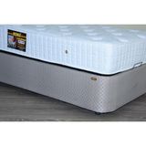 Bengi Ticaret Baza Standart Kumaş Model Silin Kapitone Başlık Metal Fırın Boya Ort Yatak 90*190CM El Yapım