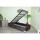 Bengi Ticaret Baza Tay Tüy Model Kahverengi Silinir Kumaş Metal Fırın Boya Iskelet 90*190 El Yapım