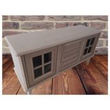 Bengi Ticaret Bengi Tv Sehpa Windovs Nakış Klasik Model Ahşap Kayın Torna Retro Ayak HAM125CM Elyapım