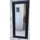 Bengi Ticaret Boy Duvar Aynası 45'e 115 MDF Lam Kenar Siyah Flotal Ayna Kutuda Sevk El Yapım