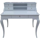 Bengi Ticaret Çalışma Masa 181350 ST Klasik Model BEYAZ Kayın Aslan ayak Porsel Kulp El yapım - 110x70x75