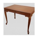 Bengi Ticaret Çalışma Masa-Berjer 90395 St Sandalye Kelebek Klasik Ceviz Keten Kumaş Aslan Ayak - 109x69x76