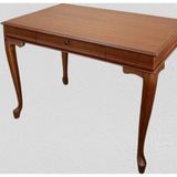 Bengi Ticaret Çalışma Masa-Berjer 90395 ST Sandalye Kelebek Klasik Ceviz Keten Kumaş Aslan ayak