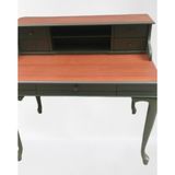 Bengi Ticaret Çalışma masa ST 90140 klasik Model kayın aslan ayak kütüphane Parlak ceviz yeşil uyum - 110x70x76