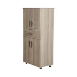 Bengi Ticaret Çok Amaçlı Dolap 150 cm Hard Parlak Cordoba Suntalem 4raf 1çekmece Kutuda Sevk El Yapım