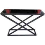Bengi Ticaret Dresuar x Model Temper Cam Ayna Metal Çelik Nikelaj Ayak Siyah Renk Fırın Statik
