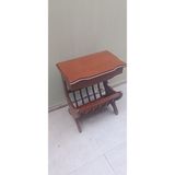 Bengi Ticaret Gazete 18072 Sehpa Model Kayın Mdf Tabla Ceviz Boya Tutmalık El Yapım