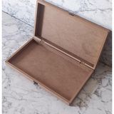 Bengi Ticaret Hobi Adn 90209 Tavla Sandık Kutu Ahşap Mdf Ham Model Kutuda Sevk El Yapım