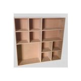 Bengi Ticaret Hobi ADN 90355 MODEL Kupa Şişe Kavanoz Koyma Rafı Ahşap MDF HAM El Yapım