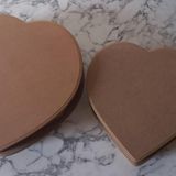 Bengi Ticaret Hobi Adn Kalp Kutu Set 3'lü Ahşap HAM MDF Kutuda Sevk El Yapım