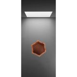 Bengi Ticaret Hobi ERDL 90063 Dekoratif kalemlik ahşap Altıgen HAM MDF El Yapım - masadaki kutu - 10x10x10