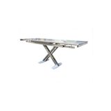 Bengi Ticaret Masa 13661 X AYAK Model Metal Nikelaj Kelebek Yan Açılır Üstü cam Kaplam El yapım