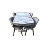 Bengi Ticaret Masa 13713 X Çapraz Metal nikelaj Ayak MDF açıl tabla Dökme sünger lily sandalye