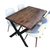 Bengi Ticaret Masa 13841 X Ayak KÜTÜK desen Kalınlaştırma Tabla Dökme sünger sandalye Metal