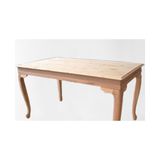 Bengi Ticaret Masa Avangart Aslan Model Kayın Ahşap Panel Tabla ve Torna Ayak Ham Ürün Kutuda Sevk El Yapım - 120*80*78 - Naturel