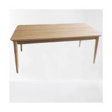 Bengi Ticaret Masa Retro Kayın Ahşap Model Panel Tabla ve Torna Ayak Ham Sabit Kutuda Sevk El Yapım - 120*80*78 - Naturel
