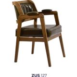 Bengi Ticaret Sandalye 19863 Zus127 Dilim MODEL Kolçaklı Kayın Ortopedik Oturm Suni Deri ElYapı