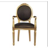 Bengi Ticaret Sandalye ST Zus037 Çizgili Madalyon Model Tam Kolçak Gold Örgü Kumaş Parlak Gold - Gold - Antrasit - yemek odası sandalye
