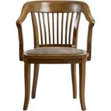 Bengi Ticaret Sandalye ST Zus135 ATMACA Tam KOLÇAK Kafes Model Kayın Retro Bambu Ayak El Yapım - Ceviz - yemek sandalye