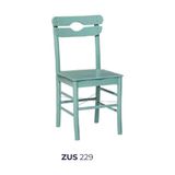 Bengi Ticaret Sandalye ST Zus229 Köy tipi Model Parlak Turkuaz Mavi Boya Ahşap Kayın Ayak Ahşap - mutfak sandalye