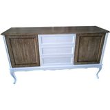 Bengi Ticaret Tv Sehpa-Konsol 12527 ST Model MDF Üzeri Ceviz Kaplama Beyaz ceviz renk El Yapım