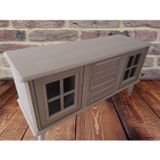 Bengi Ticaret Tv Sehpa ST 17424 Windovs Nakış Klasik Model Ahşap Kayın RETRO Ayak HAM El Yapımı