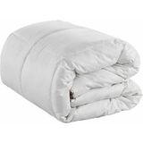 Bengi Ticaret Yorgan 17718 Akmr Beyaz Silikon Tek Kişilik Cotton Pamuklu Kumaş El Yapım - Beyaz- - 195 x 215 cm