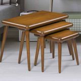 Bengi Ticaret Zigon Osm 18258 CLASS Model klasik Sehpa Ceviz Ahşap Kayın retro ayak El Yapım