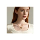 Bengü Accessories Noel Baba ve Kardan Adam Figürlü Yılbaşı Temalı Kolye